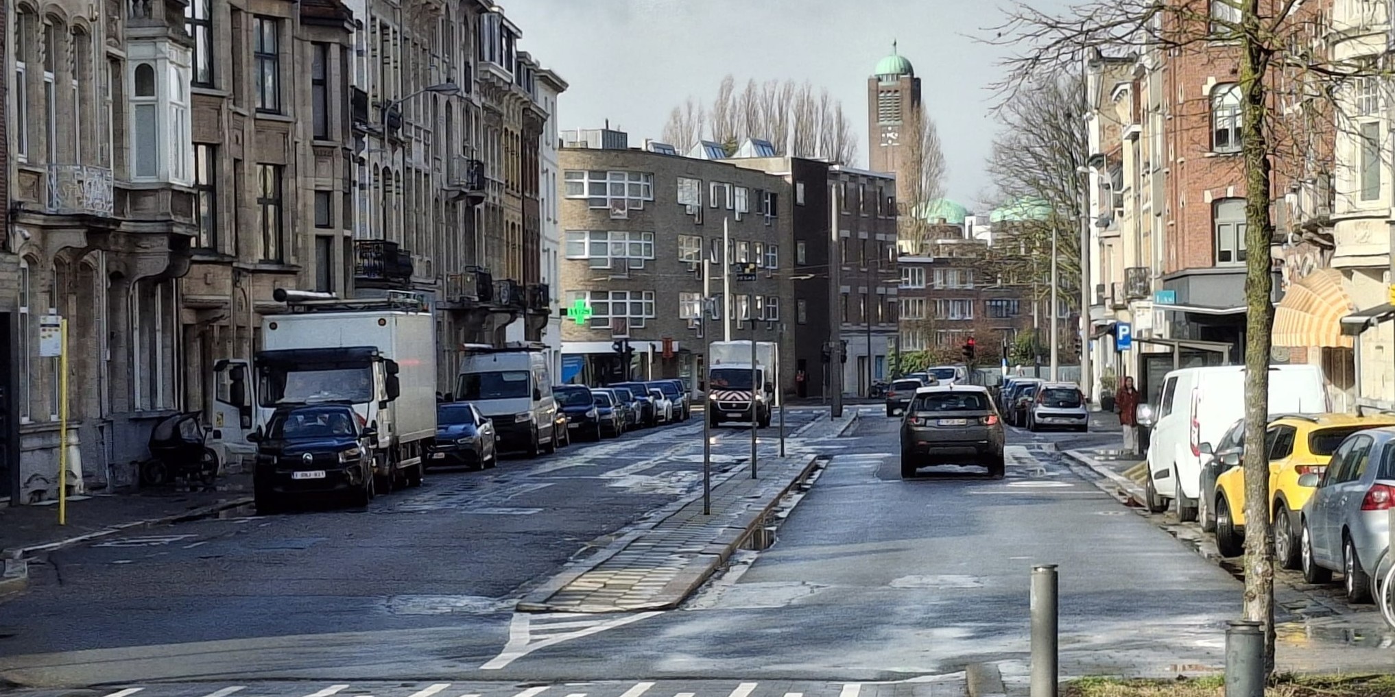 Foto van de Berkenlaan in de huidige toestand Foto van de Berkenlaan in de huidige toestand